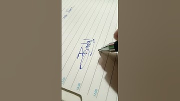 Badal ,✍️ signature specialist 😍 handwriting stylish signature# short viral video