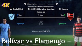 FC 24 Gameplay [PS5 4K] CONMEBOL LIBERTADORES 2024-Bolivar vs Flamengo