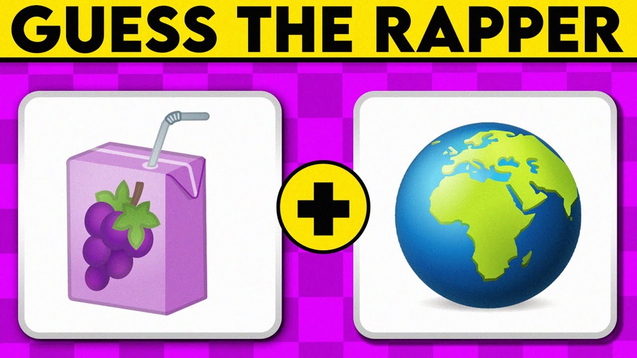 🎶 Guess the RAPPER by EMOJI 🕺| Music Quiz