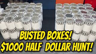 These boxes of Half Dollars were BUSTED!  Literally!