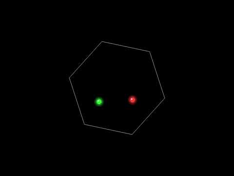 Shape Show | Hexagon Physics Simulation - Bouncing Balls in Motion