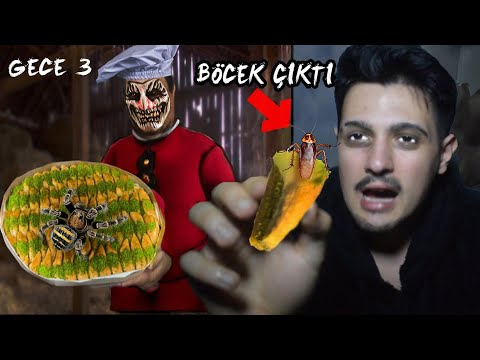 GECE 3'DE SAKIN BAKLAVA SİPARİŞ ETMEYİN !! (İçinden Böcek Çıktı)