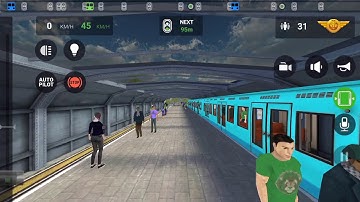 Subway Simulator 3D I’m driving on the orbital line now!!