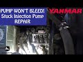 Fixing Stuck Injection Pump - Yanmar  3 Cylinder Diesel - 3TN82E