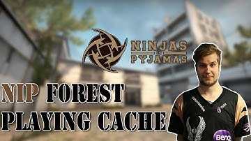 NIP f0rest playing CS:GO Faceit on cache (twitch stream)