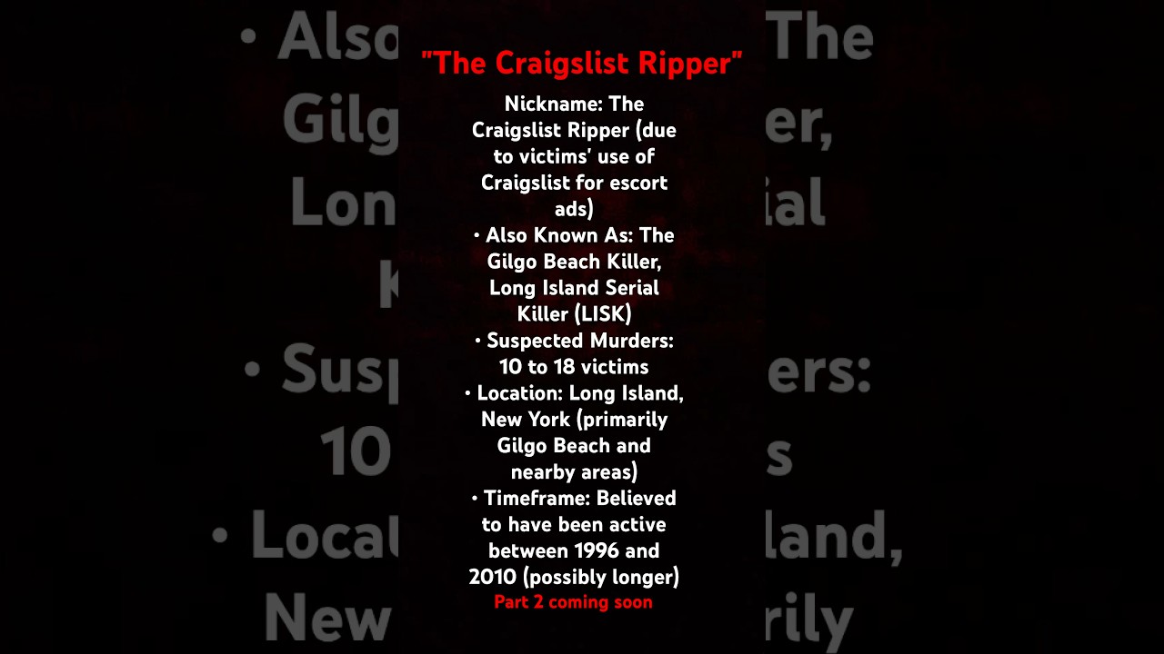 The Craigslist Ripper 