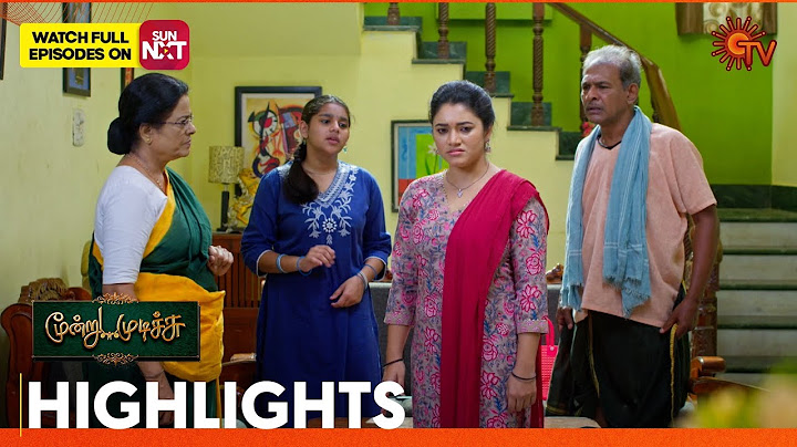 Moondru Mudichu - Highlights | 28 Apr 2025 | Tamil Serial | Sun TV