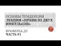 Основы тенденции: правило двух импульсов проверка ДЗ часть #1