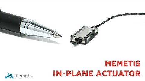 micro actuators made by memetis | In-Plane-Actuator IP0301 | Part (2/3) | Shape Memory Technology