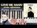 Love Me Again Von John Newman Ausführliches Klavier Tutorial