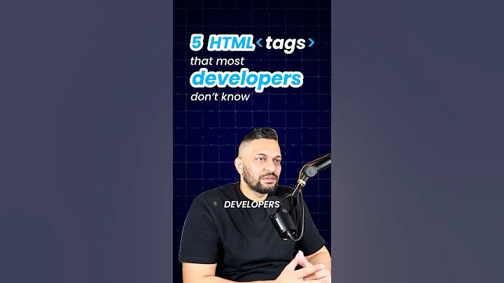 5 powerful HTML tags