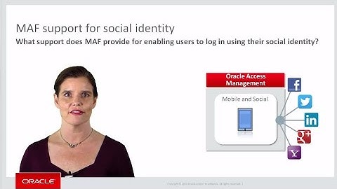 MAF: 43. Authentication in Oracle MAF using a Social Identity