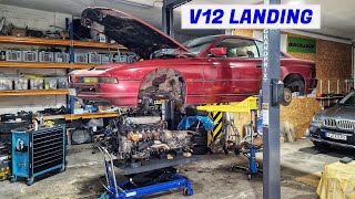 BMW V12 M70 Engine \& Drivetrain Removal - E31 850i - Project Marseille: Part 5