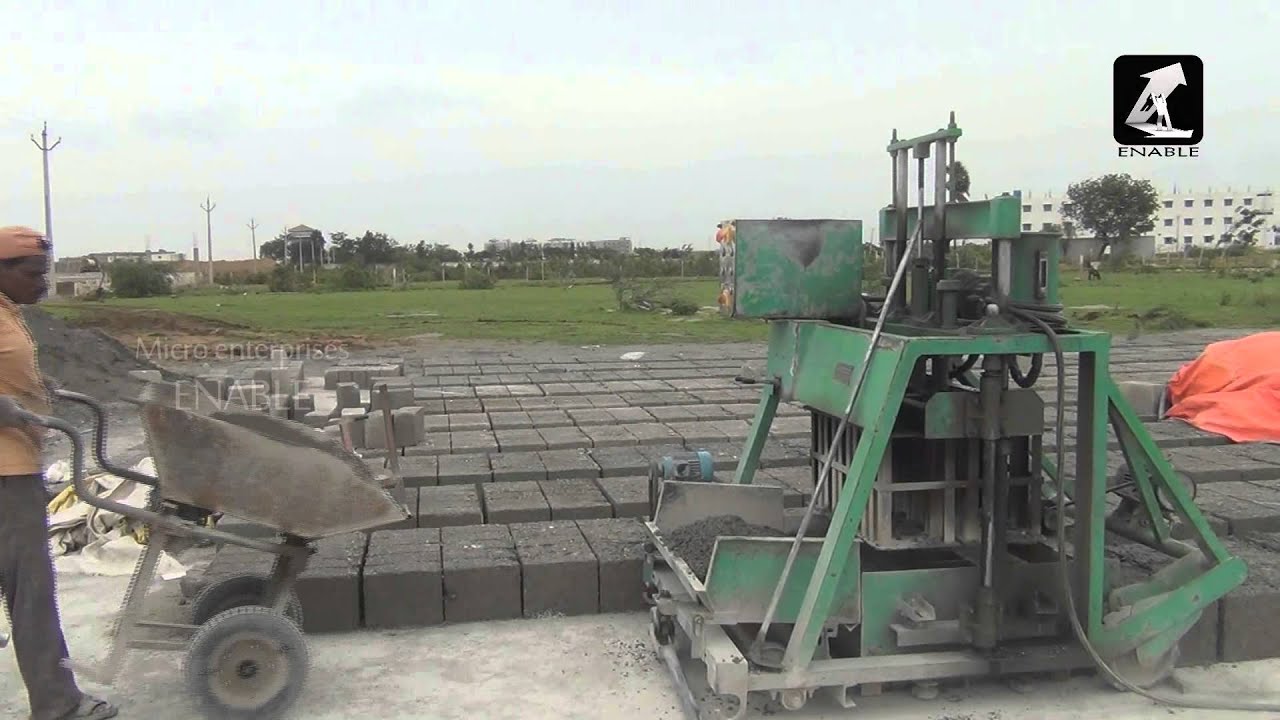 Big Cement Bricks Manufacturing- Business Video(Telugu) - YouTube