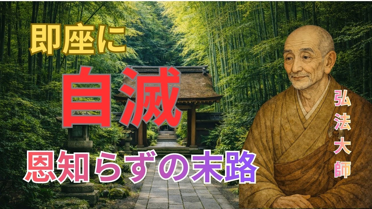 恩人を裏切った瞬間、因果応報は即座に下る──空海が説いた「神も許さぬ罪」