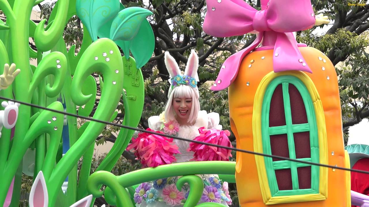 ºoº バニーちゃんダンサー ディズニー 16 ヒッピティ ホッピティ スプリングタイム Disney Easter Parade At Tdl Youtube