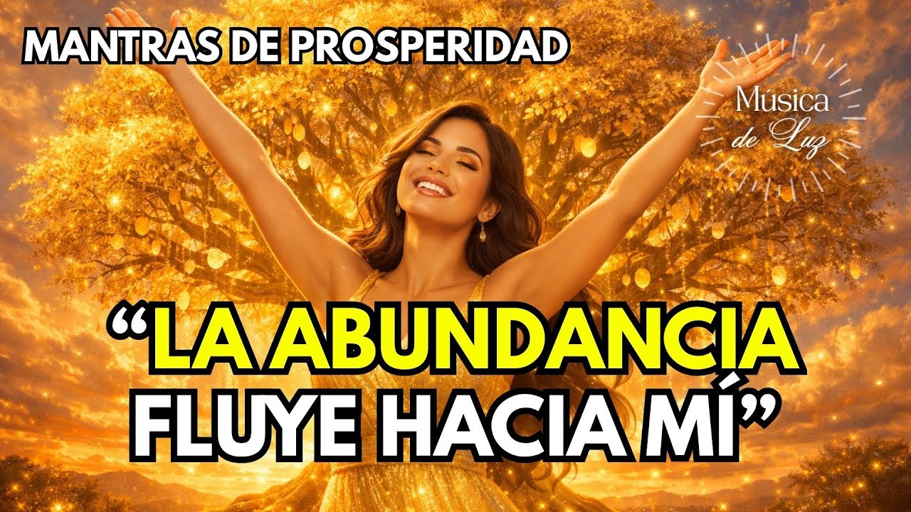 💰 LA ABUNDANCIA FLUYE HACIA MÍ | Mantra para atraer Dinero, Éxito y ...