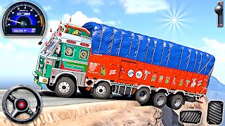 Indian Cargo Truck Drive 3D Game - Uphill TATA Truck Simulator | Android Gameplay screenshot 5