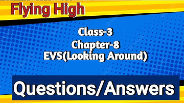 Flying High Class 3 Chapter‐8 EVS(Looking Around) Question-Answers @NCERTTHEMIND