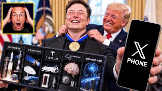 Elon Musk Just Changed Cellphones Forever…And DESTROYED The Competition LIVE Onstage With Trump