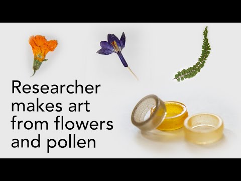Researcher makes art