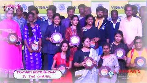 TROPHIES DISTRIBUTION AT VIGNAN MAHOTSAV 2020
