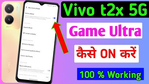 Vivo t2x 5g me ultra game mode kaise on kare /how to enable ultra game mode setting in vivo t2x me