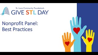 Give STL Day Nonprofit Panel: Best Practices