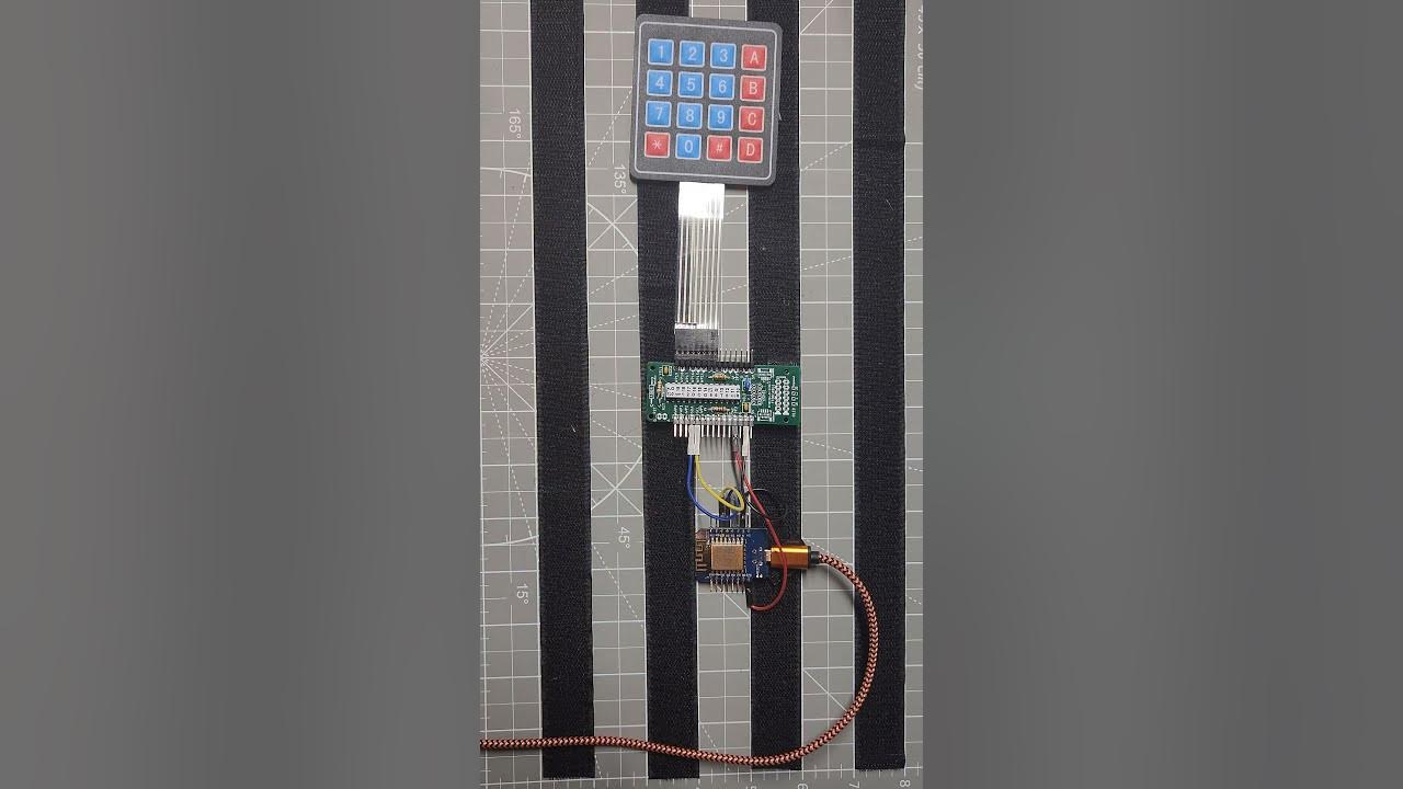 Elegoo 37 sensor kit matrix keypad on arduino and serial wombat 18ab