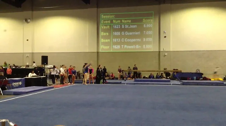 Sarah Proulx: Level 10 floor routine Rhode Island ...