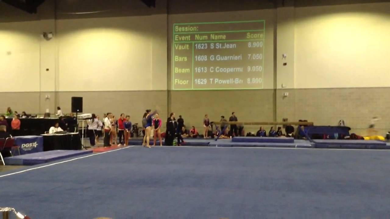 Sarah Proulx Level 10 floor routine Rhode Island invitational YouTube Sarah Proulx Level 10 floor routine Rhode Island invitational YouTube