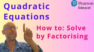 How to: Solve Quadratic Equation by Factorising