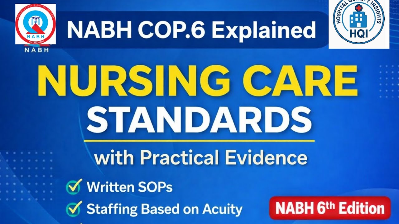 COP 6 | Nursing Care Standards with Evidence | NABH 6th Edition