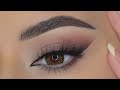 Foxy eyes |مكياج فوكسي بألوان ترابية مات