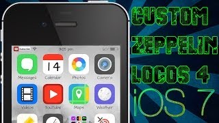 iOS 7 Tutorials - How To Create Custom Zeppelin Logos For iPhone, iPad or iPod Touch