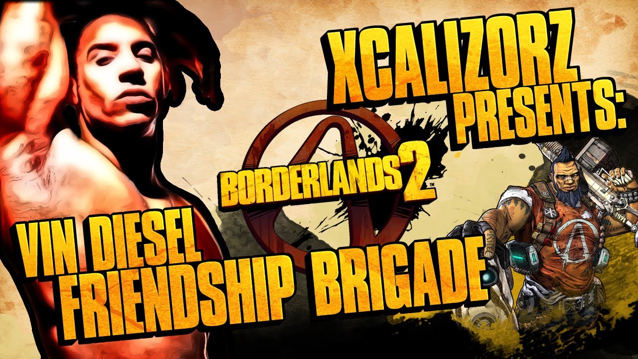 Вин Дизель из "Бригады дружбы" играет в Borderlands 2, часть 23.
