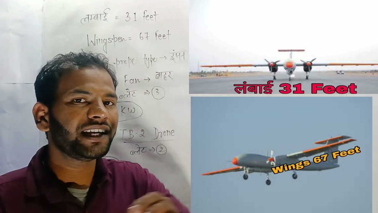 TAPAS Drone | Rustom -2 Drone | Bangalore Air Show 2023 | DRDO Drone | Kundan Sir 