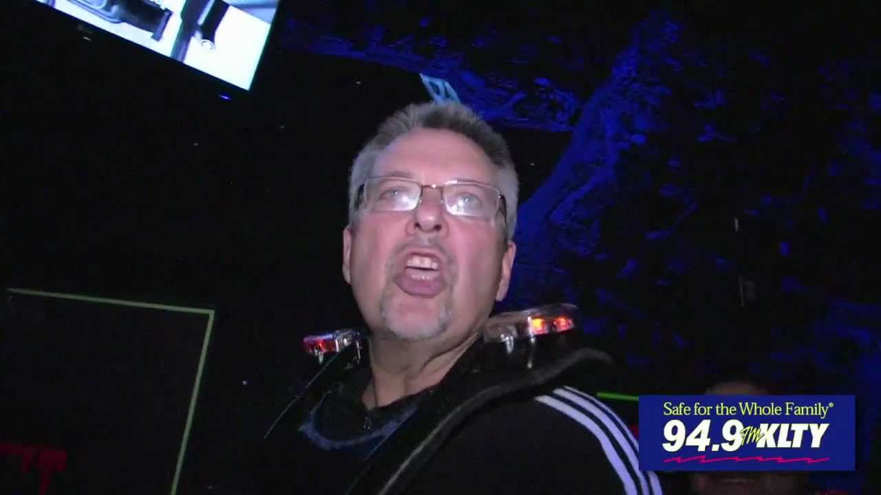 94.9 KLTY Frank/Tony Battle at Main Event Laser Tag - YouTube