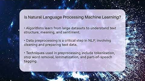Is Natural Language Processing Machine Learning? - Talking Tech Trends
