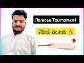 Ramazan cricket tournament final  a fighting match 