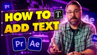 How To Add Text To Videos In Premiere Pro | Adobe Video X @Filmriot