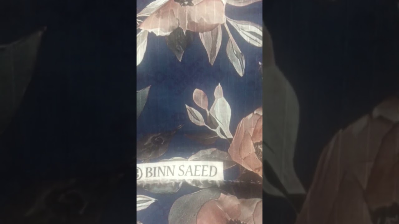 all over lawn print with bamber chiffon dupatta