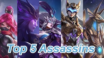 Top 5 Assassins | Legend of Ace | (iOS/Android) #LOA