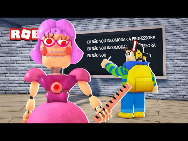 PROFESSORA MALVADA! ESCAPE da ESCOLA dos ANIMATRONICS! Roblox (Escape Miss  Ani-Tron's Detention) 