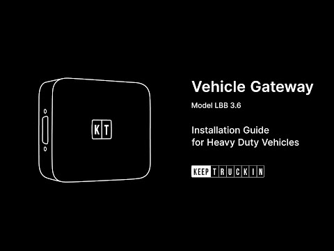 How to install your Motive (formerly KeepTruckin) Vehicle Gateway | heavy duty vehicles