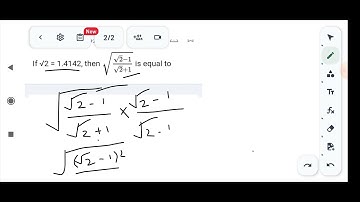 If √2= 1.4142, then √ √2-1/√2+1 is equal to