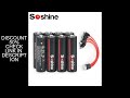 Soshine 1.5V USB 3500mWh Lithium Battery AA Rechargeable Batteries with 4-in-1 USB Cable for Smoke D