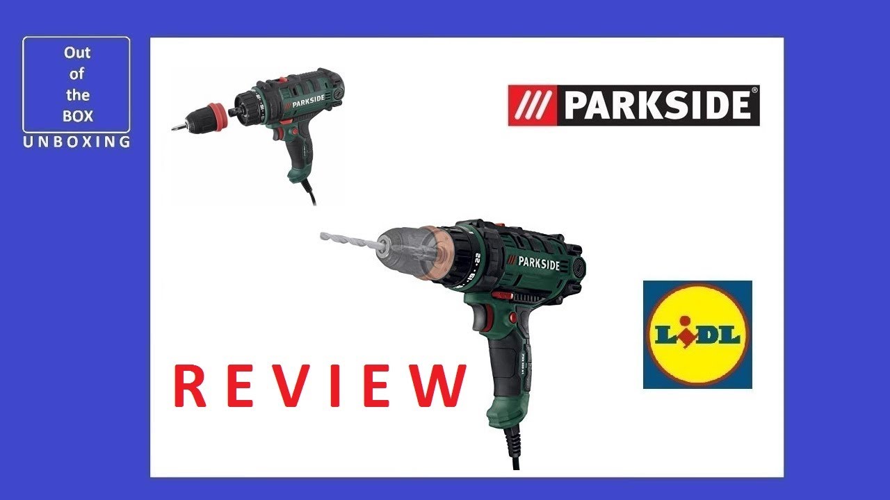 Parkside 2-Speed Power Drill PNS 300 B2 REVIEW (Lidl 1600 min-1 25 mm) -  YouTube