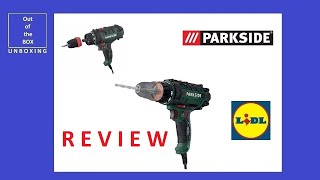 Parkside 2-Speed Power Drill 1600 - 25 REVIEW PNS YouTube mm) (Lidl B2 min-1 300