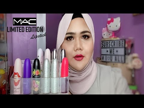 Mac Lipstick Collection 2019 + Lip Swatches || Beauty with Emily Fox. 